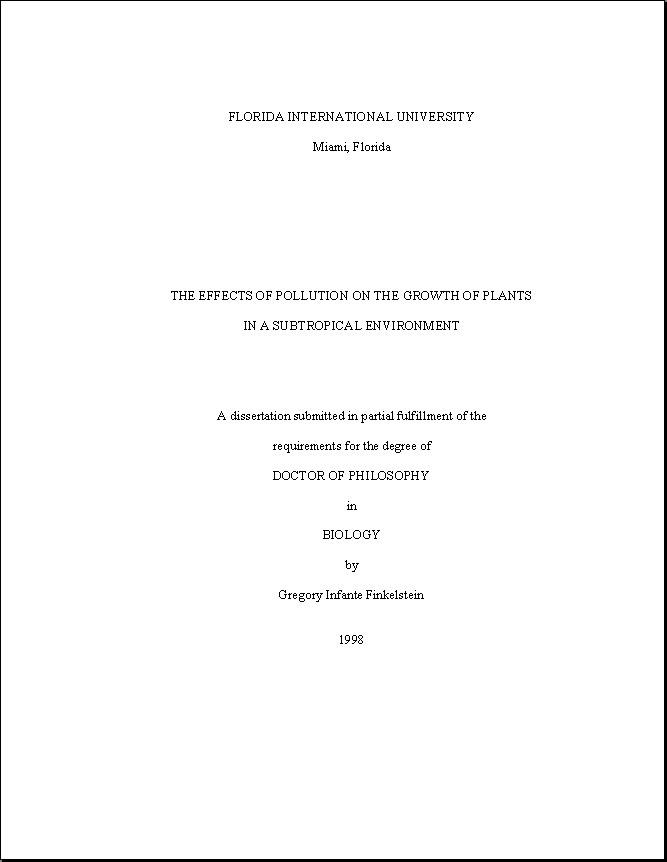 dissertation title help